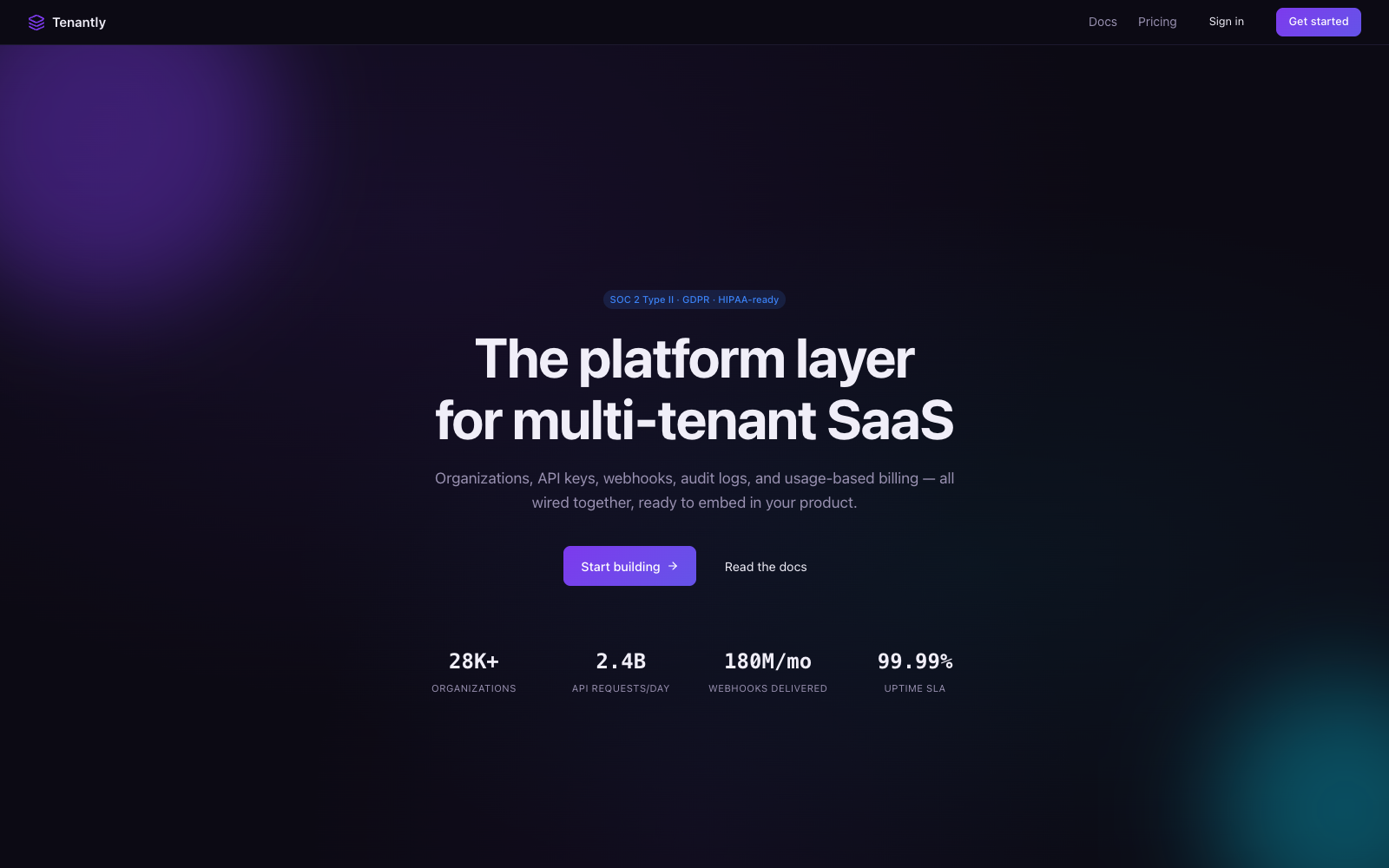 Multi-Tenant Platform preview