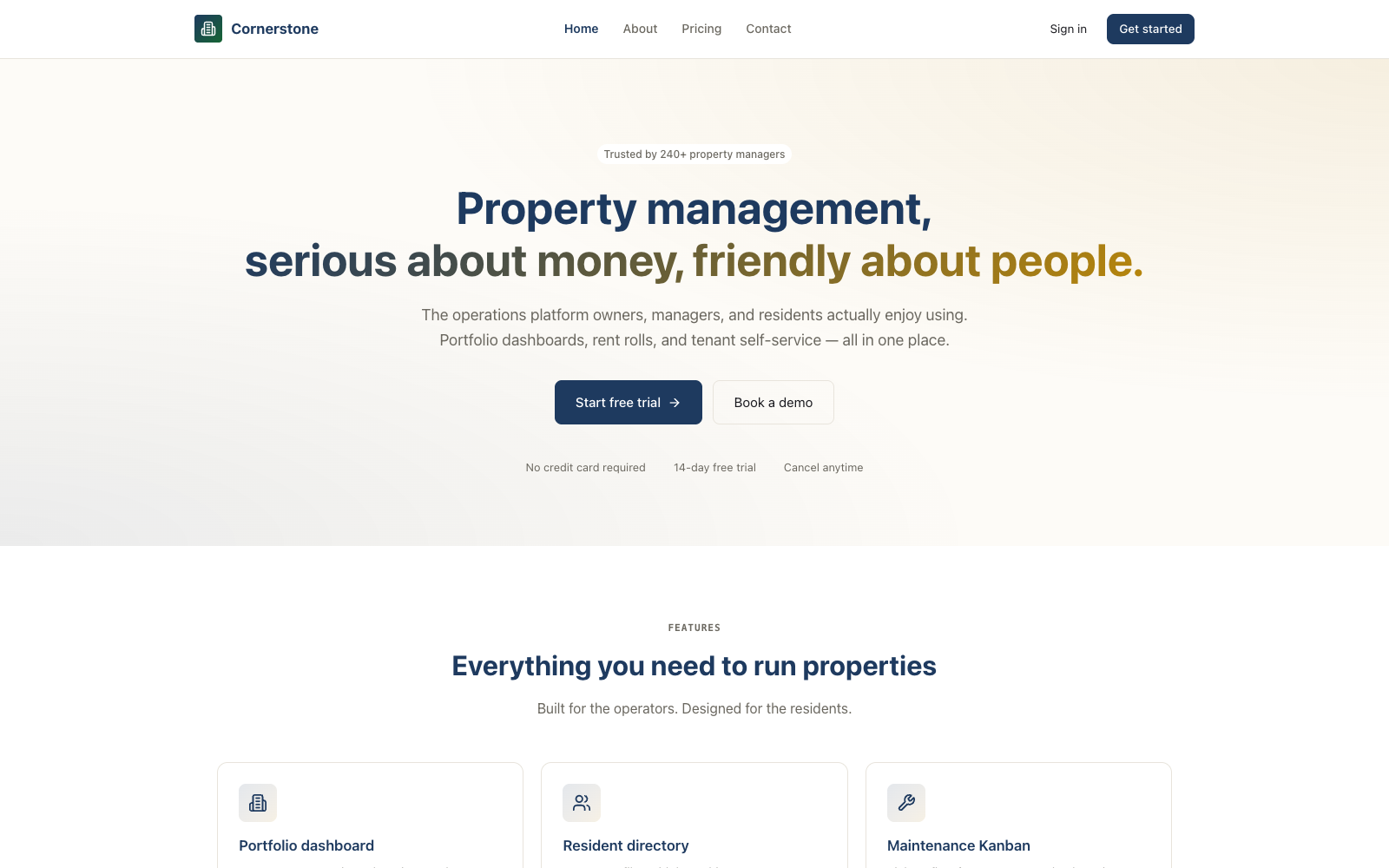 Property Management Portal preview