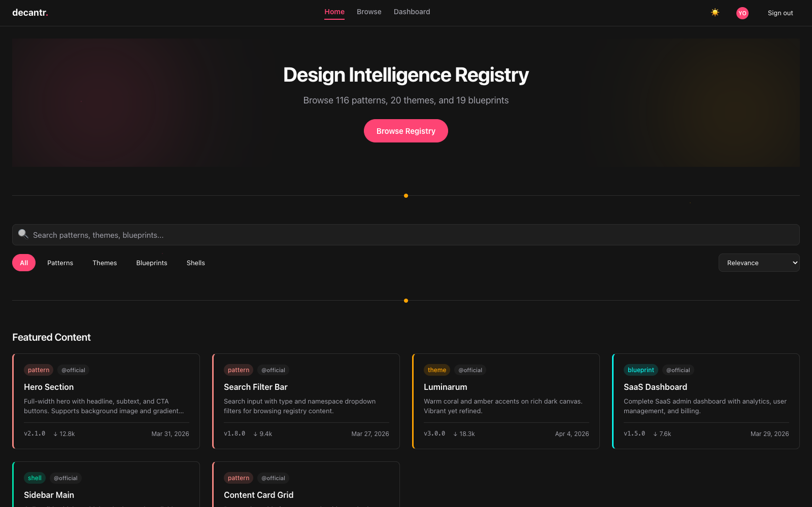Registry Platform preview
